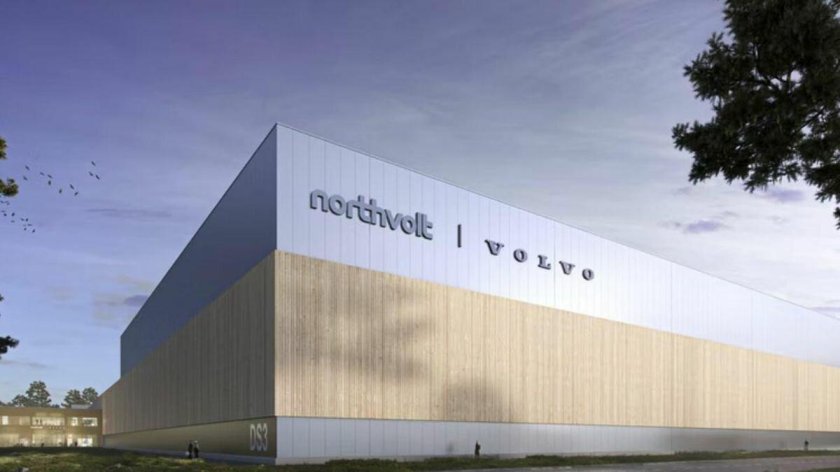 Завод Volvo в Швеции