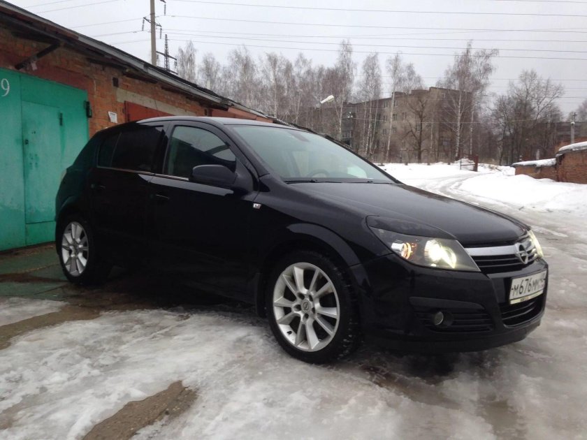 Opel Astra h на 17 дисках