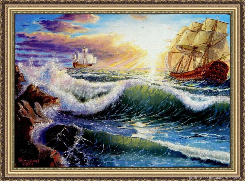 Жанр морской пейзаж