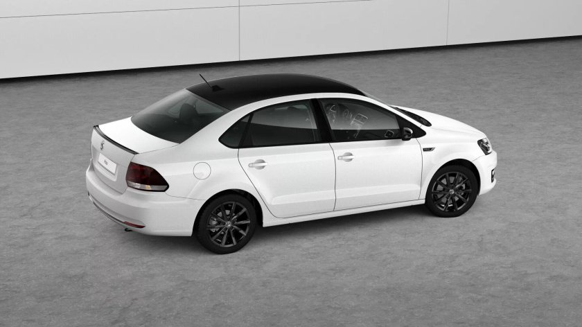 Фольксваген поло лифтбек белый