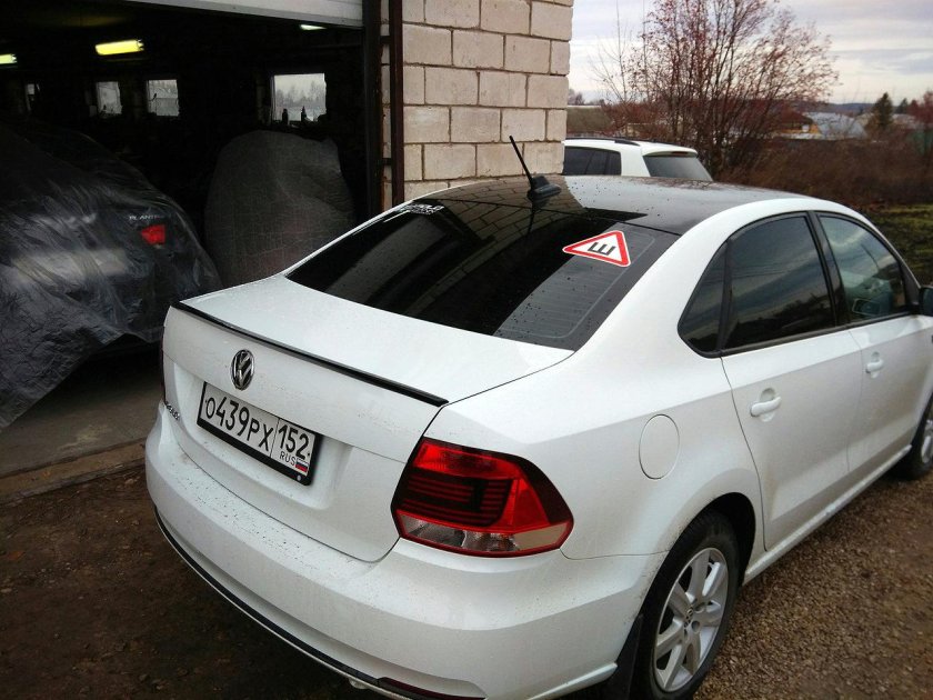 Спойлер Volkswagen Polo sedan