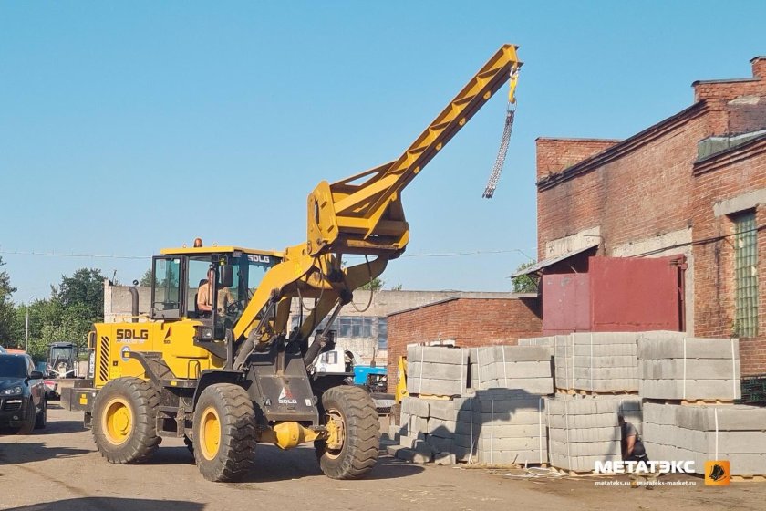 Крановая стрела на фронтальный погрузчик