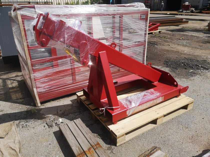 Кран на вилочный погрузчик