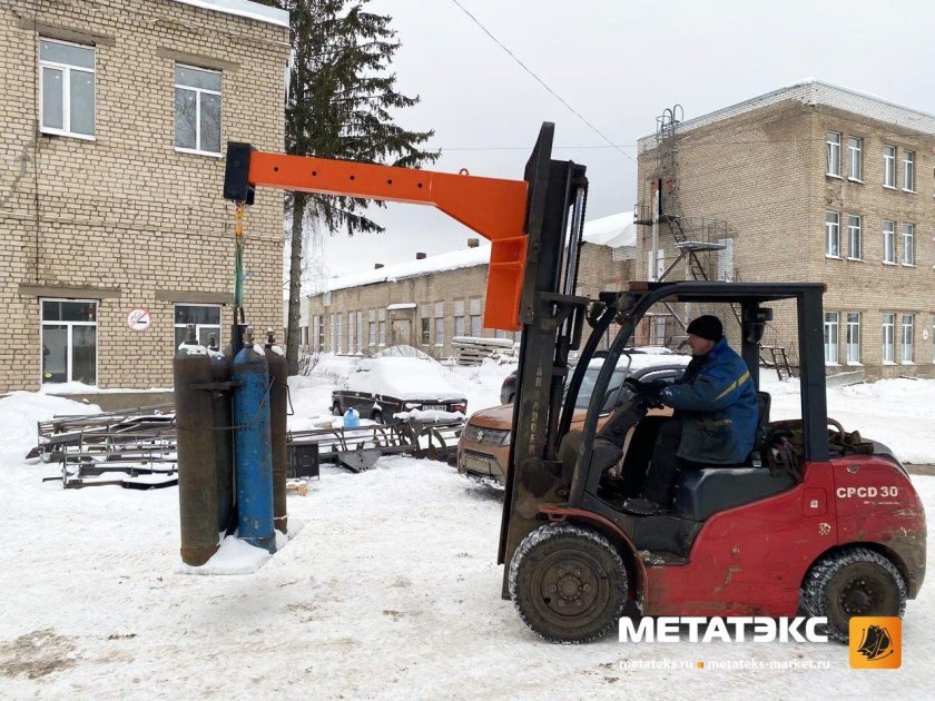 Крюковой подвес на вилочный погрузчик