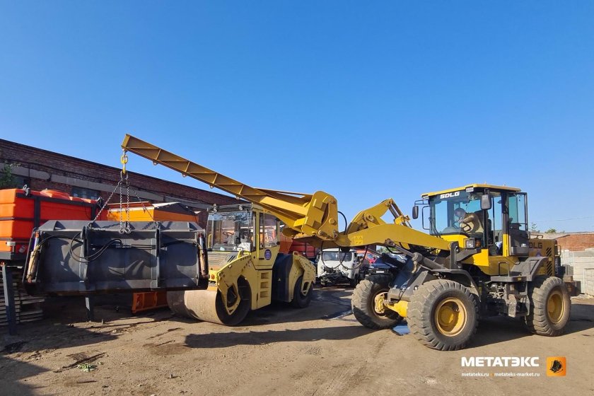 Крановая стрела на фронтальный погрузчик