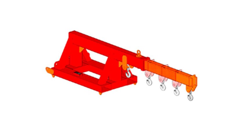 Кран балка для вилочного погрузчика