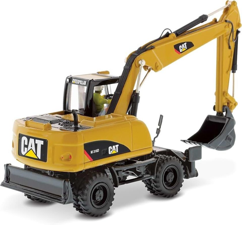 Катерпиллер экскаватор колесный