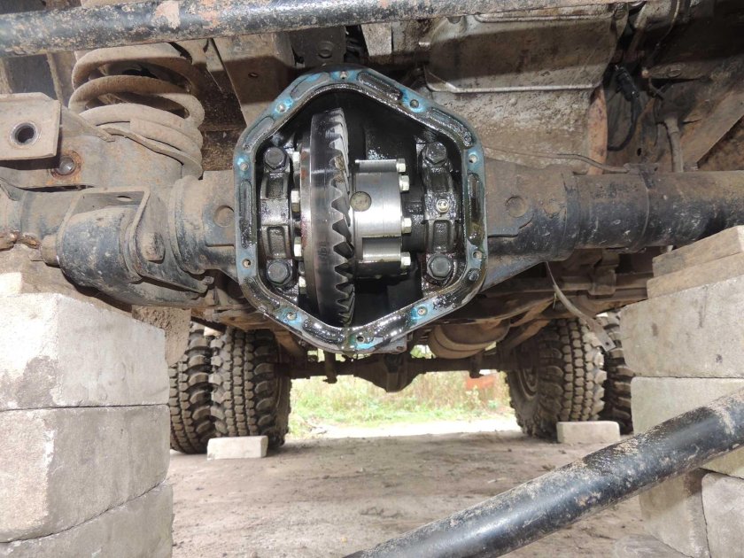 УАЗ 469 редукторные военные мосты