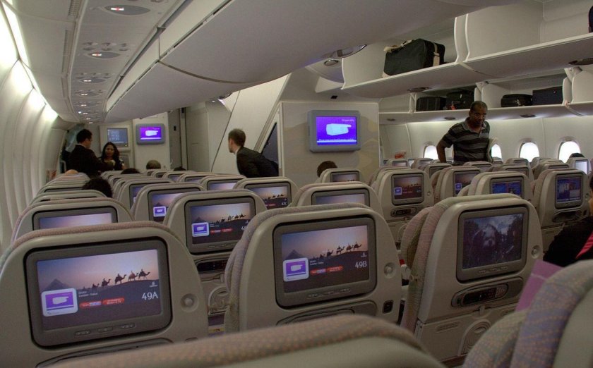 Аэробус а380 Эмирейтс салон