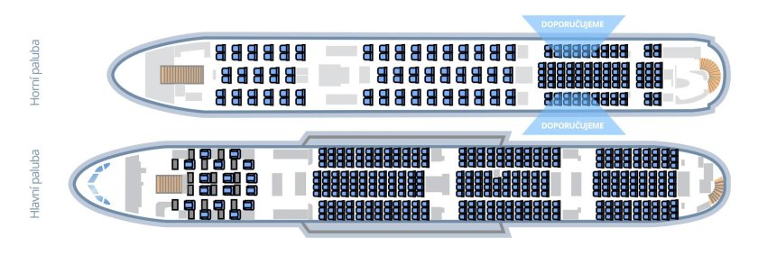 Аэробус а380-800 Эмирейтс расположение мест