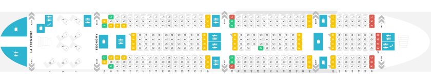 Самолет 737 300 схема салона