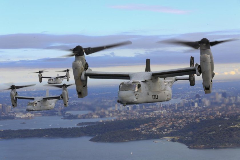 Конвертоплан Bell v-22 Osprey