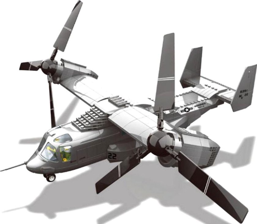 Лего v-22 Osprey