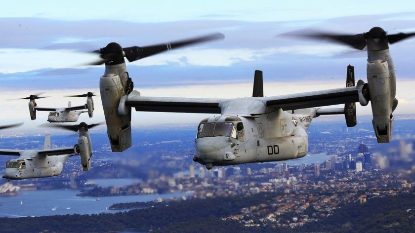 Конвертоплан bell v-22 osprey