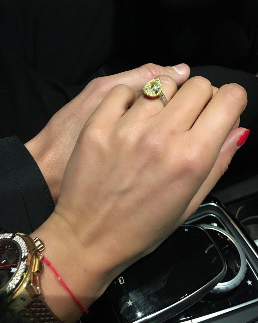 Обручальное кольцо Бузовой