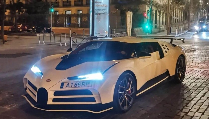 Bugatti centodieci криштиану роналду