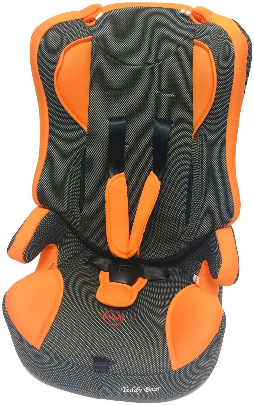 Автокресло Teddy Bear 513rf, Grey+Black Dot, 9-36 кг