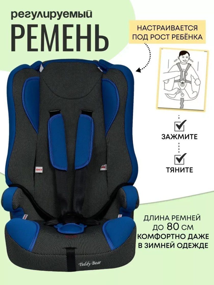 Детское автокресло Мишутка lb 513r