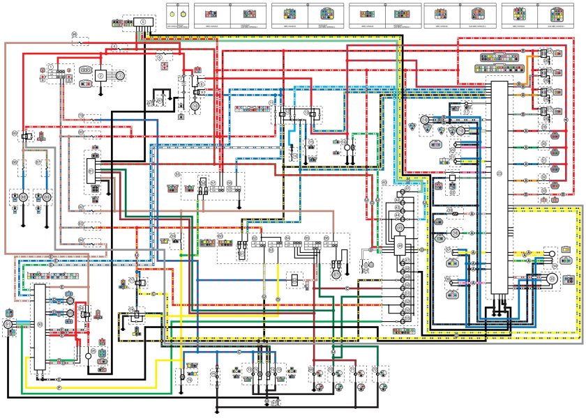 Схема электрооборудования мерседес 123