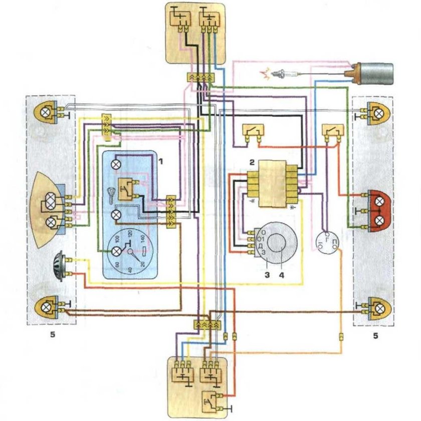 Схема проводки мотоцикла восход 3м
