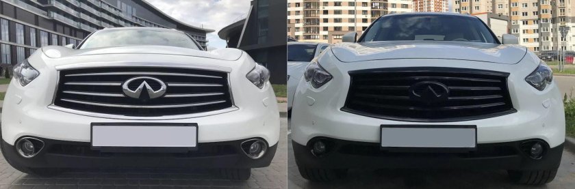 Infiniti qx70 антихром