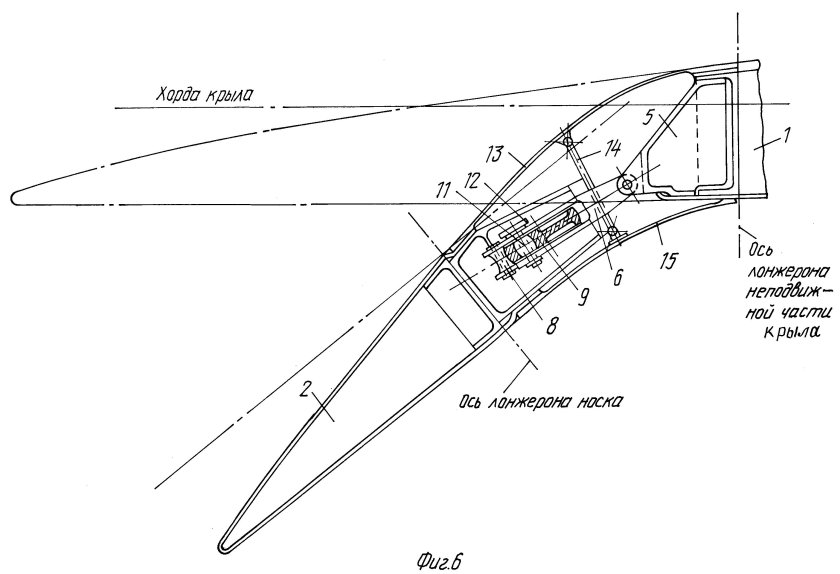 Конструкция крыла самолета ту 154