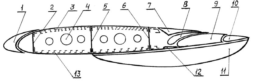 Нервюра крыла чертеж