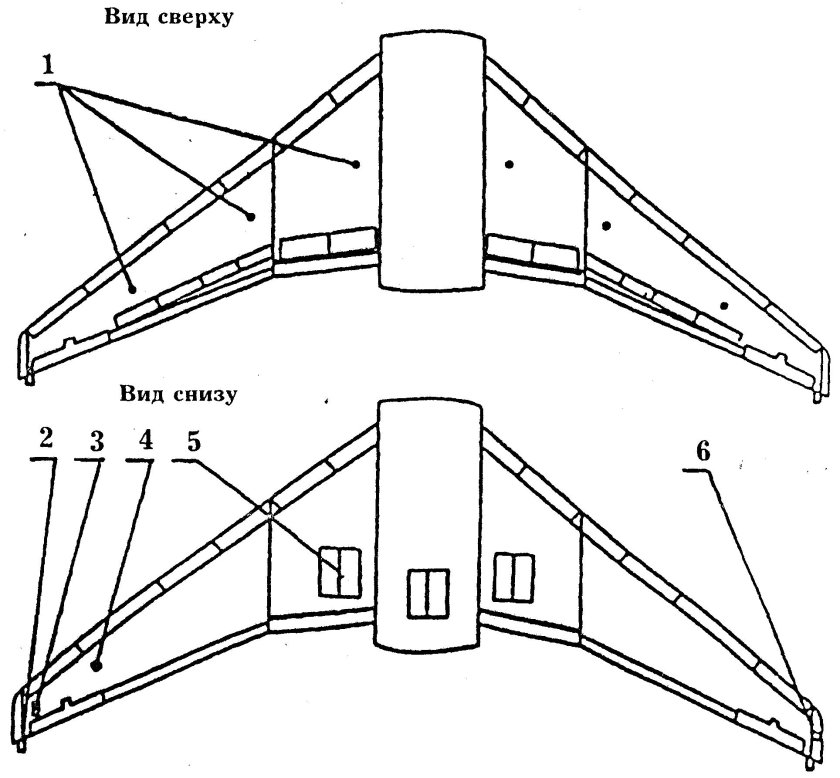 Ил 76 крыло чертеж