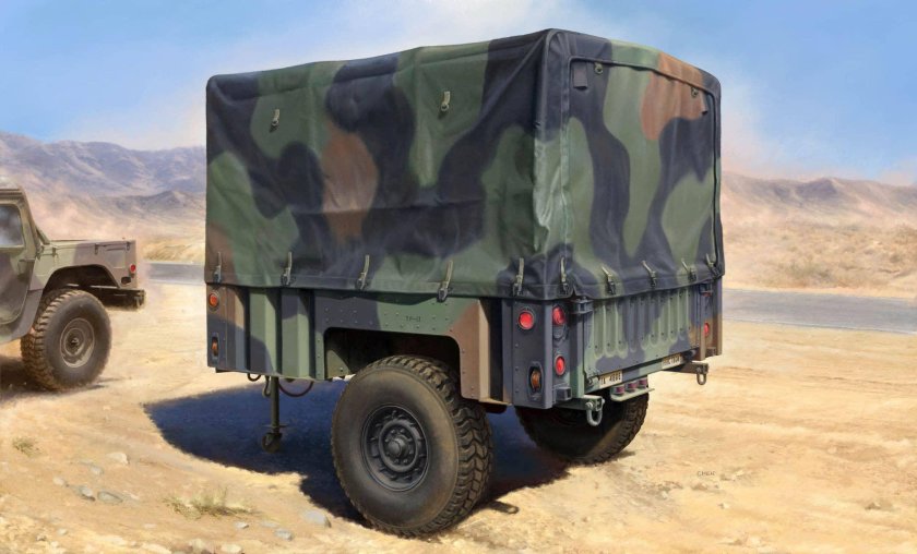 Military trailer m1101 1102