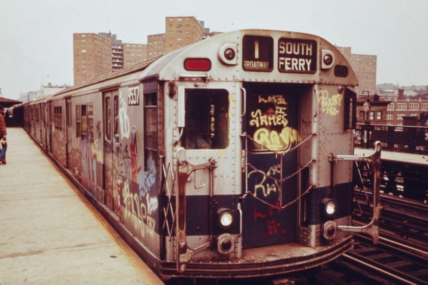 Вагоны метро Нью-Йорка