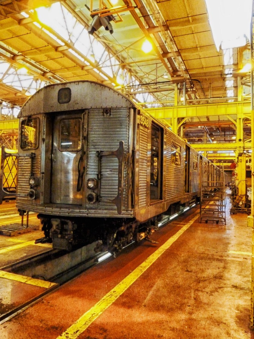 Вагоны метро Нью-Йорка