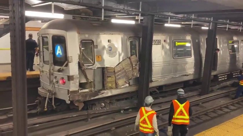 Вагоны метро Нью-Йорка