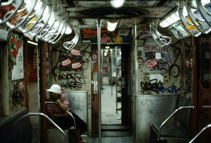 Вагоны метро Нью-Йорка