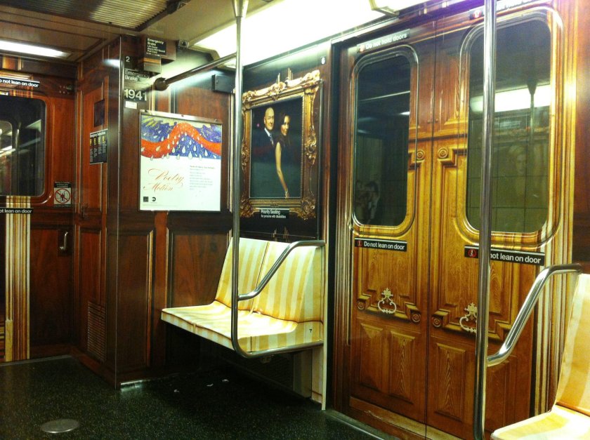 Вагоны метро Нью-Йорка