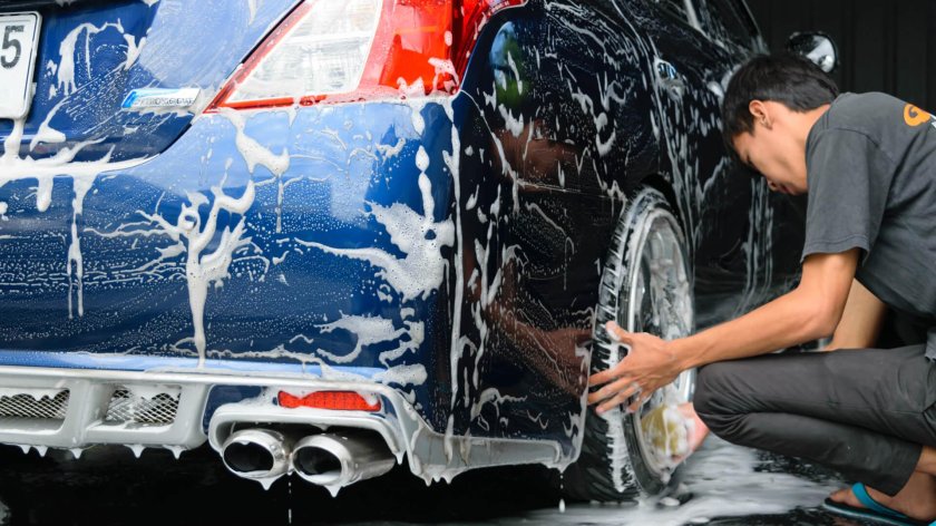 Ручная мойка машины