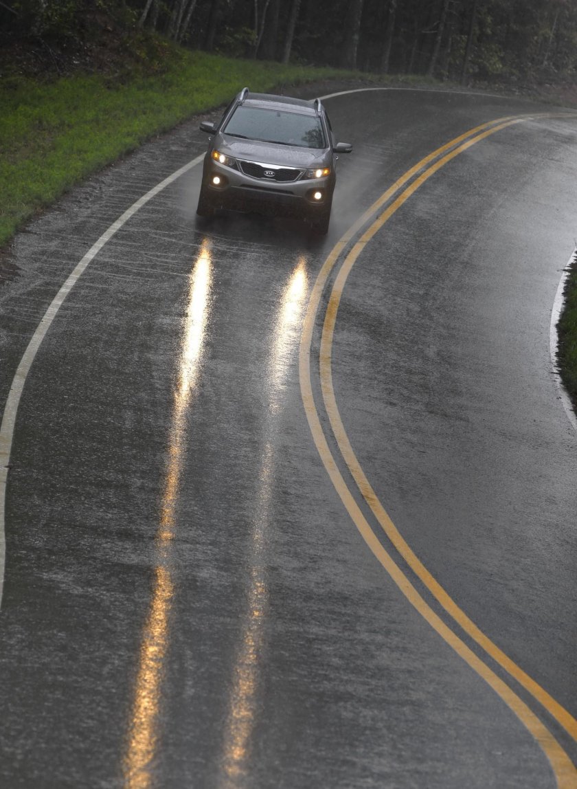 Мокрая дорога