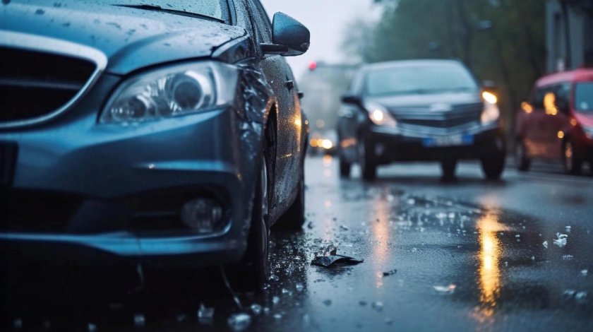 Мокрая дорога