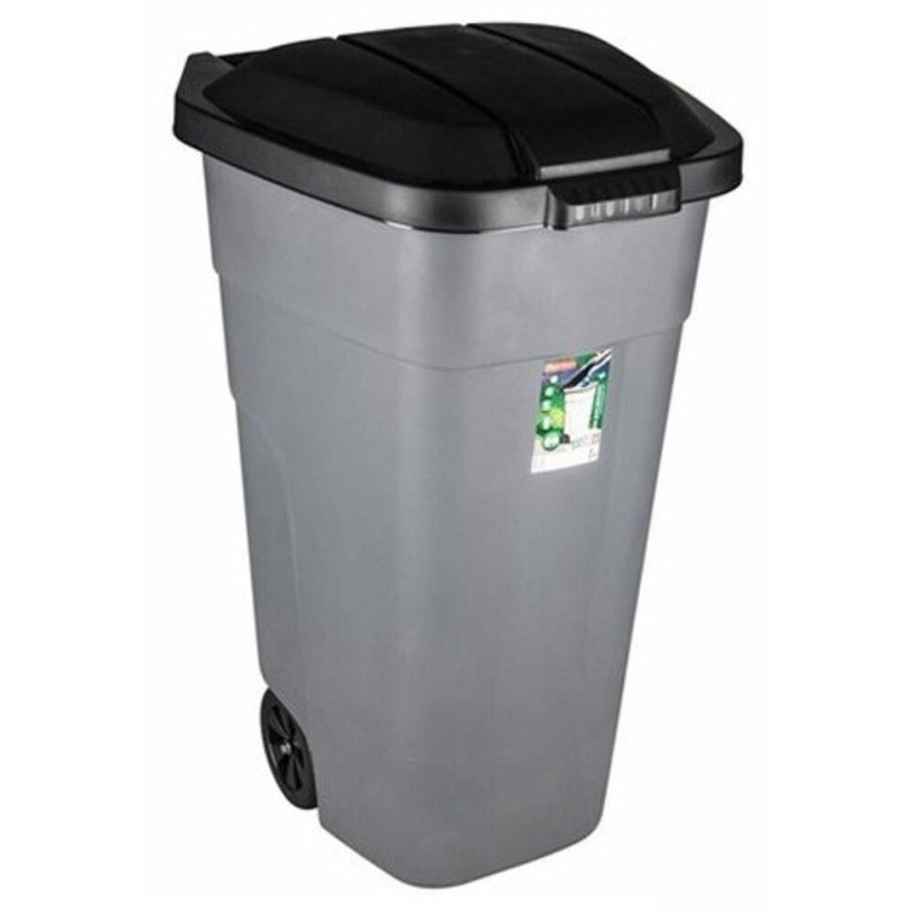 Бак для мусора на колёсах с крышкой 110 л