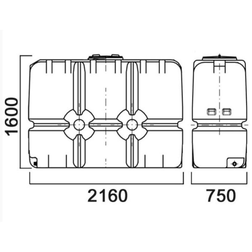 Емкость анион 2000 л