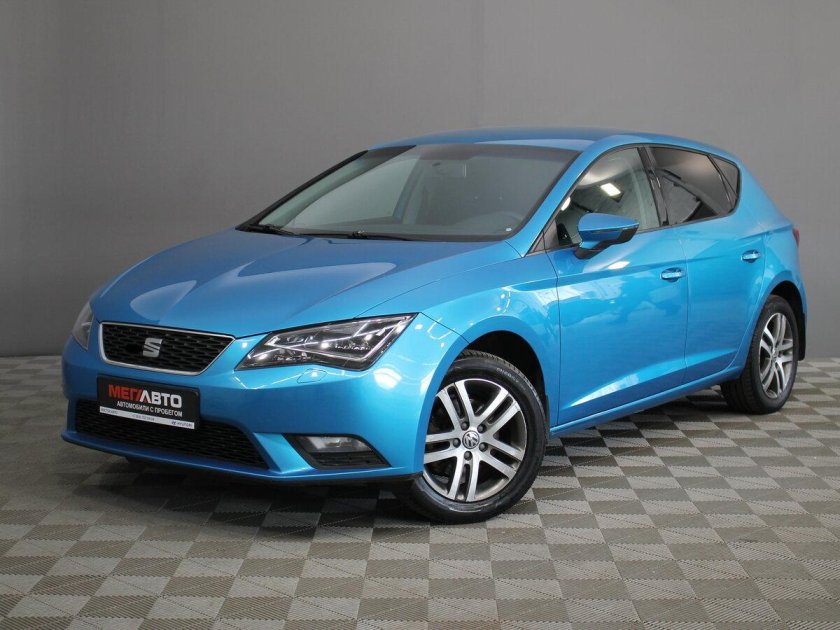 Сеат Леон 2014 цвет голубой