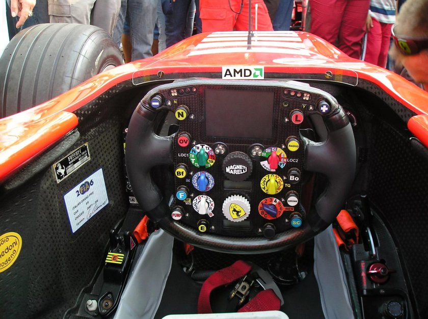 Болид f1 кабина