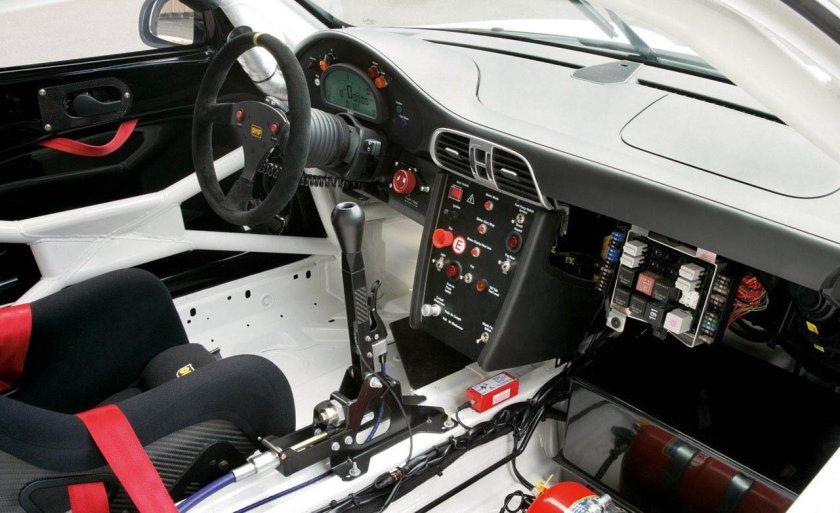 Кокпит Porsche 911 gt3
