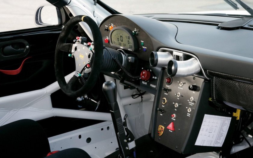 Porsche 911 gt3 RSR салон