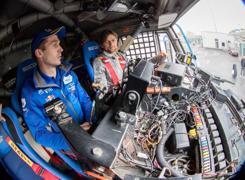 КАМАЗ Дакар кабина