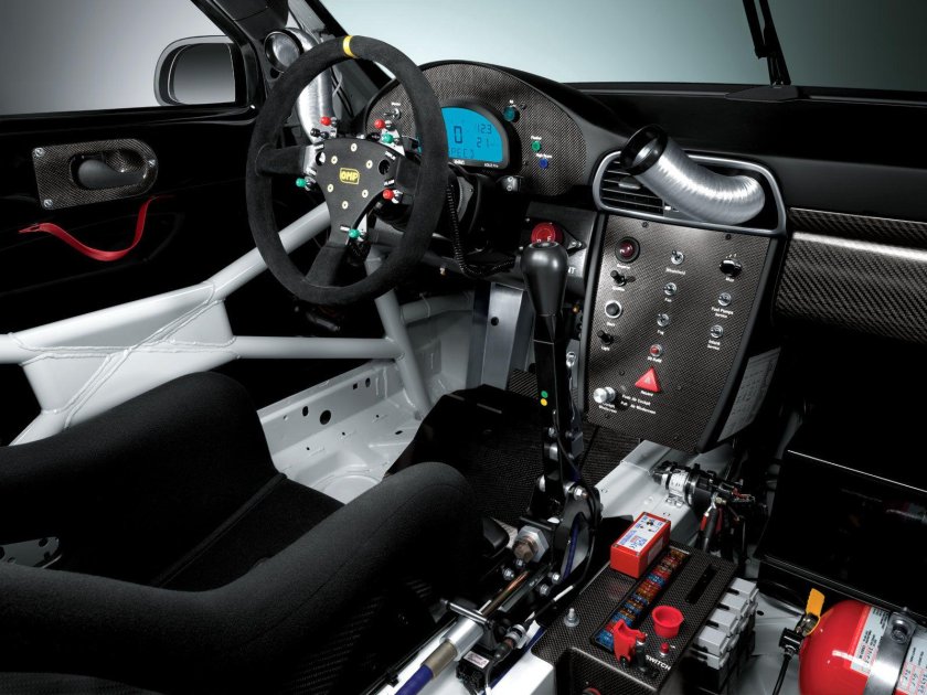 Porsche 911 gt3 RSR салон