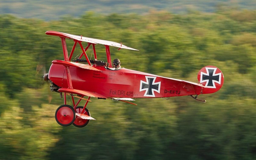 Красный Барон Fokker Dr.1