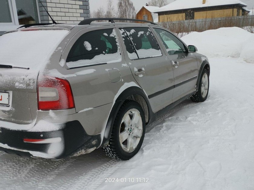 Серая шкода октавия