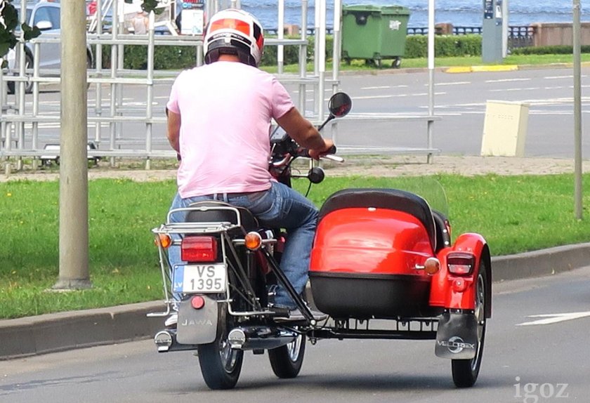 Ява 350 с коляской