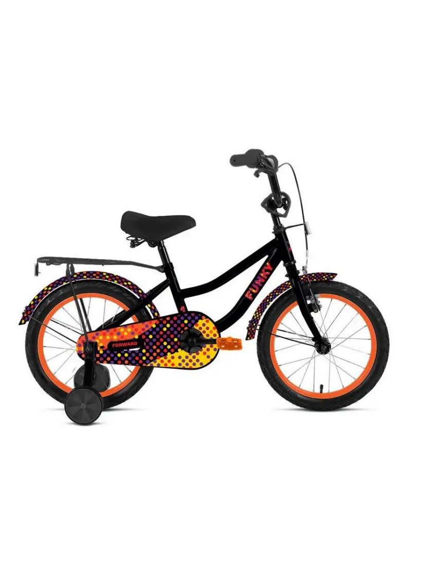 Forward Funky 14 (1 СК.) 2020-2021, Желтый/фиолетовый велосипед zz040474