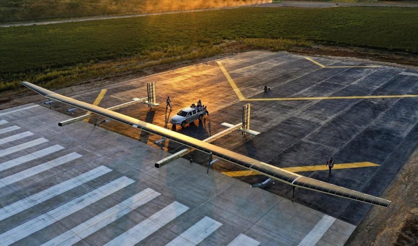 Беспилотник на солнечных батареях